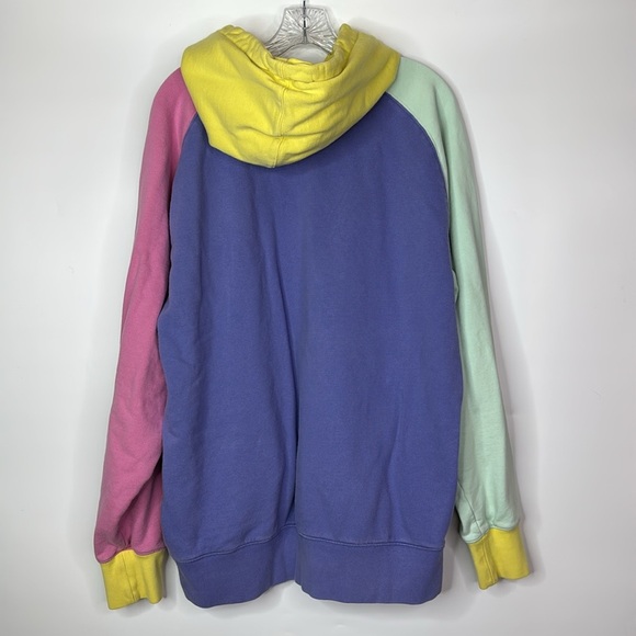 Teddy Fresh Color Block Hooded Sweatshirt Size 3XL - Picture 4 of 10